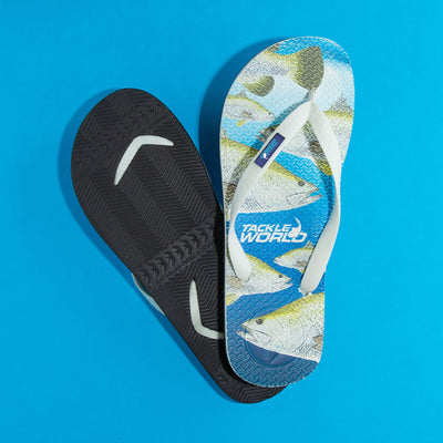 CLEARANCE - TW Barra + White Additional Straps - Boomerangz Footwear